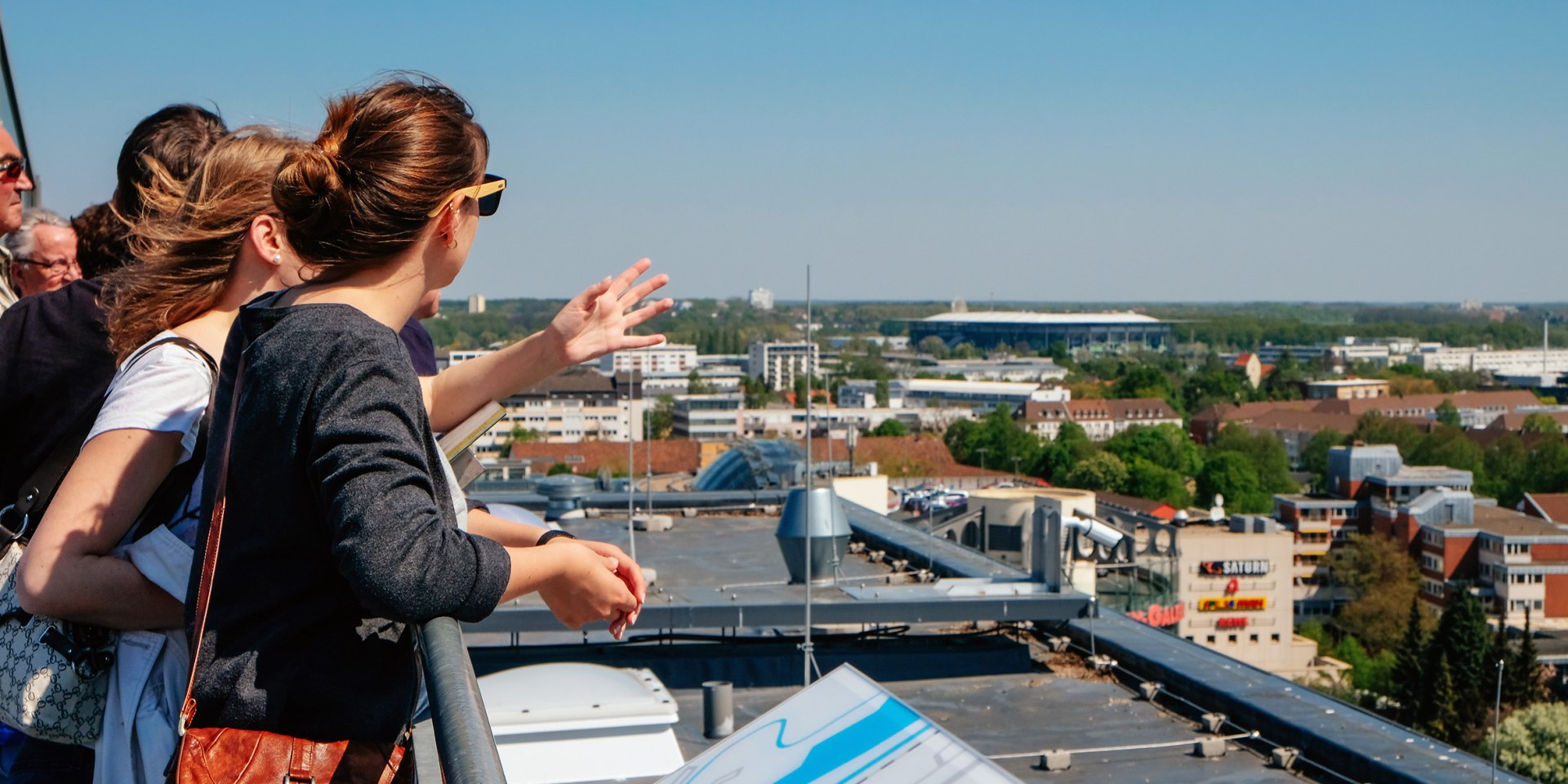 Blick vom Rathausdach, © WMG Wolfsburg/Janina Schnatzke