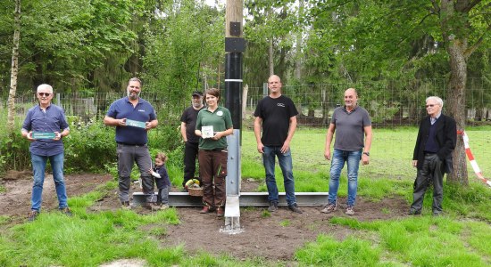 Gruppenfoto von links: Volker Nickel, Thomas Wamser, Mia Wamser, Gerhard Papenburg, Britta Eggers, Bastian Gribner, Walter Buhr, Hermann Voltmer., © Dagmar Hicks