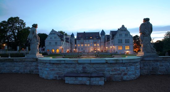 Schloss in Abendstimmung , © Schlosshotel Münchhausen