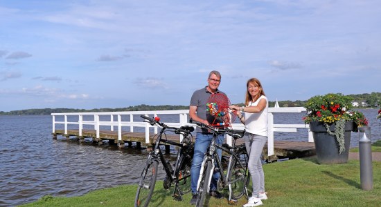 Radfahren und gleichzeitig Bingo spielen, das ist beim neuen Radler-Bingo in Bad Zwischenahn nun möglich. , © Bad Zwischenahner Touristik GmbH