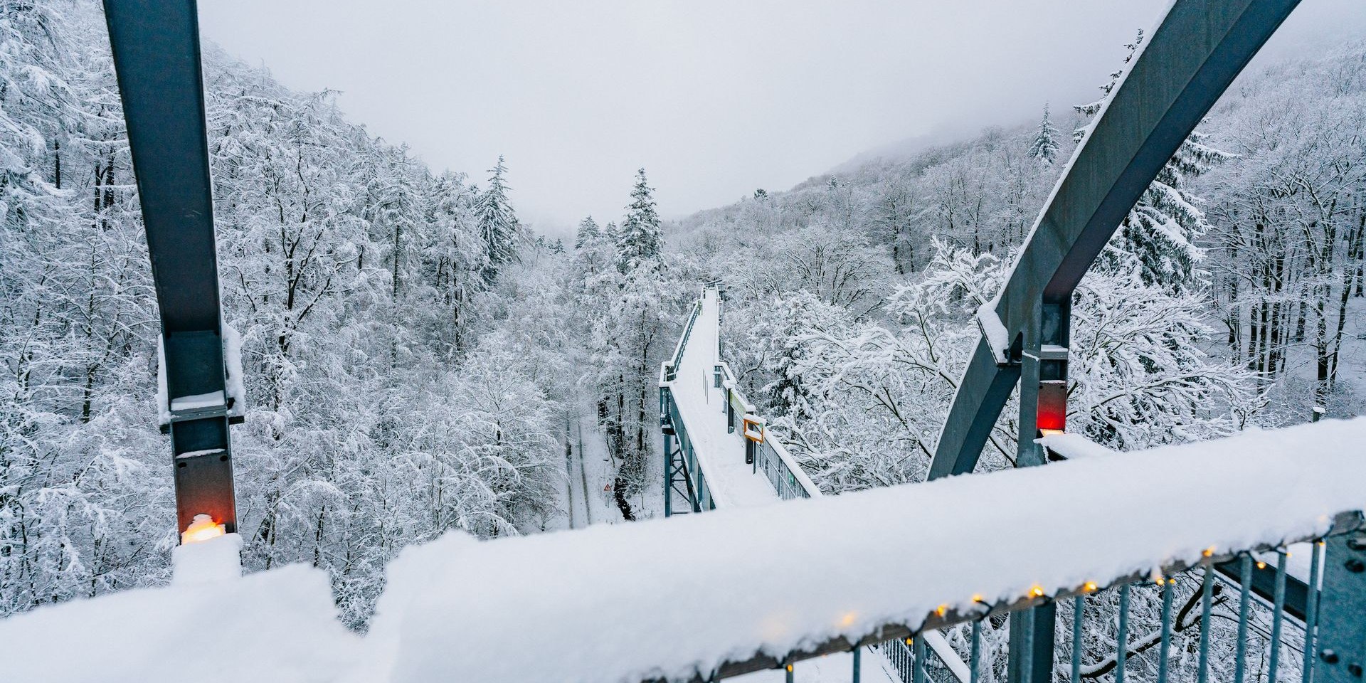 Winter auf dem Baumwipfelpfad Harz, © Nordstadtlicht, Baumwipfelpfad Harz