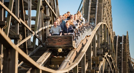 Colossos Holzachterbah im Heidepark Soltau, © Heide Park Resort