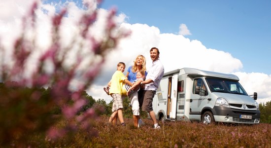 Camping in der Lüneburger Heide, © Lüneburger Heide GmbH / Christian Wyrwa