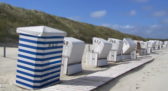 Strandkörbe auf Baltrum, © ostfriesland.travel