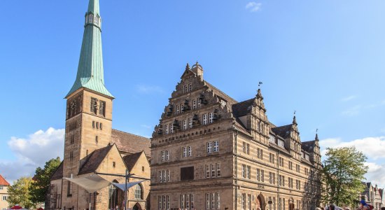 Marktkirche und Hochzeitshaus Hameln, © HamelnMarketing