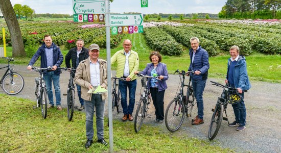 Neues Knotenpunktsystem für Radfahrende im Ammerland, © Landkreis Ammerland