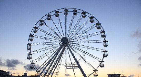 Riesenrad am Abend , © Esens-Bensersiel Tourismus GmbH