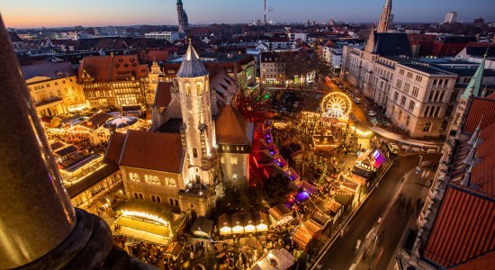 Braunschweiger Weihnachtsmarkt, © Braunschweig Stadtmarketing GmbH/Philipp Ziebart