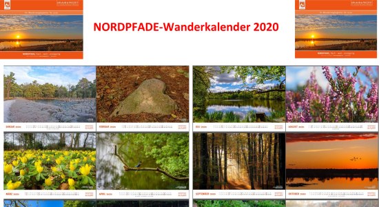 Nordpfade Wanderkalender 2020, © Touristikverband Landkreis Rotenburg (Wümme) e.V.